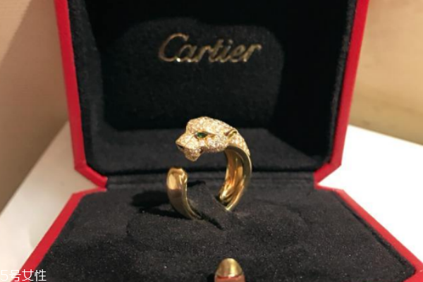 卡地亚豹头戒指报价,卡地亚豹子戒指价格