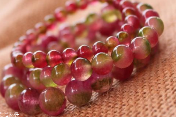 西瓜碧玺手镯,西瓜红碧玺项链图片大全 西瓜碧玺手镯,西瓜红碧玺项链图片大全