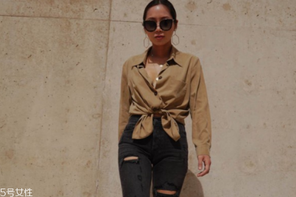 衬衫打结怎么打好看,衬衫打结方法