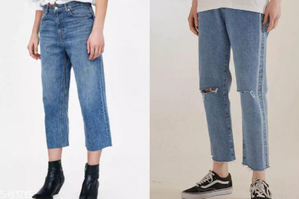 九分牛仔裤配什么鞋子好看,高档牛仔裤