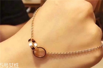 卡地亚双环项链尺寸是多少,卡地亚双环项链价格