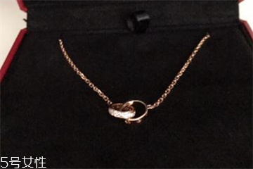 卡地亚双环项链的寓意,卡地亚双环项链