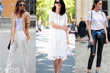 驾驭一身白的气质,适合白色的人气质