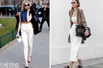 白色哈伦裤配什么上衣好看,白色哈伦裤怎么配衣服