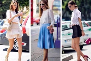 高腰半身裙搭配什么上衣,高腰半身裙穿到腰哪个位置