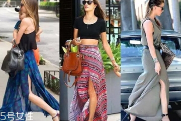 开衩的裙子应该怎么穿,开叉半身裙怎么穿