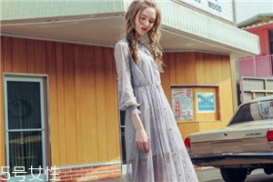 刺绣网纱连衣裙中款白色短袖,刺绣网纱连衣裙怎么介绍