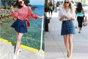 A字牛仔短裙阳历八月份可不可以穿了,A字牛仔短裙配什么上衣 A字牛仔短裙阳历八月份可不可以穿了,A字牛仔短裙配什么上衣