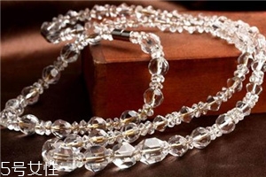 白水晶项链价格高低差别很大,白水晶项链的价格和图片