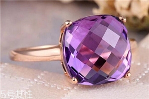 紫水晶戒指一般多少钱,紫水晶戒指价格及图片