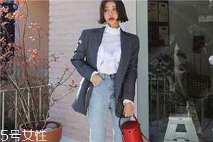 宽松西装外套怎么搭配图片,宽松西装怎么搭配下装