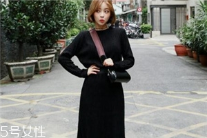 黑色针织长裙配什么上衣好看,黑色针织裙搭配什么上衣 黑色针织长裙配什么上衣好看,黑色针织裙搭配什么上衣