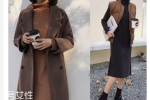 女式宽松长款毛衣,长款开叉毛衣