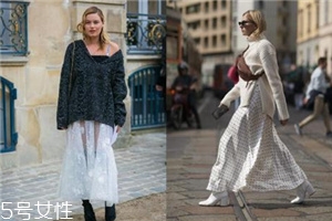 毛衣长裙搭配什么外套好看,毛衣长裙