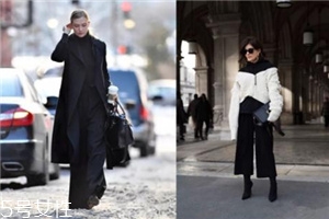 黑色阔腿裤搭配什么上衣好看,黑色阔腿裤穿什么鞋好看 黑色阔腿裤搭配什么上衣好看,黑色阔腿裤穿什么鞋好看