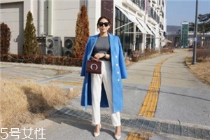 蓝色大衣搭配什么包包好看,蓝色大衣搭配什么颜色包包