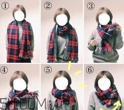 水波纹围巾织法教程,水波纹织围巾