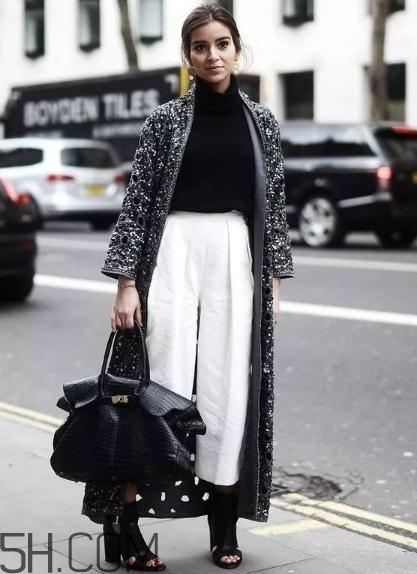 冬天阔腿裤配大衣好看吗,灯芯绒阔腿裤配大衣好看吗