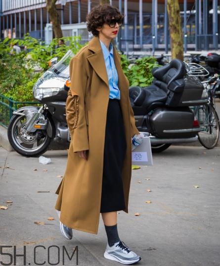 毛呢大衣搭配阔腿长裤,毛呢阔腿裤搭配上衣图片冬