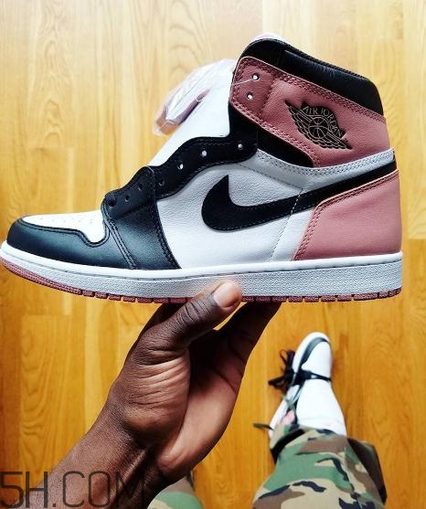 aj1粉色黑脚趾,aj1粉红黑脚趾