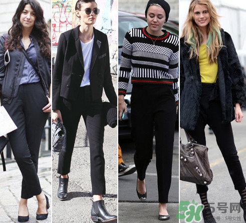 烟管裤搭什么鞋子好看,烟管裤怎么搭配衣服