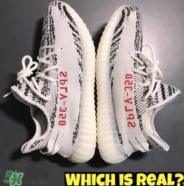 yeezy350白斑马真假辨别,yeezy白斑马鉴定方法