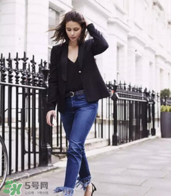 毛边牛仔裤配什么鞋子好看,毛边鞋怎么搭配衣服