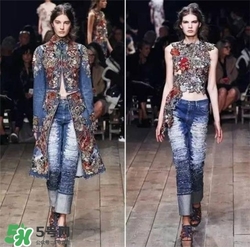 秋冬翻边牛仔裤搭配什么鞋,大翻边牛仔裤怎么搭配