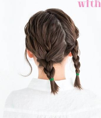 气质低发髻盘发图解 气质低发髻盘发图解