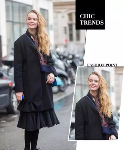 时尚围巾织法,冬季厚围巾的时尚系法