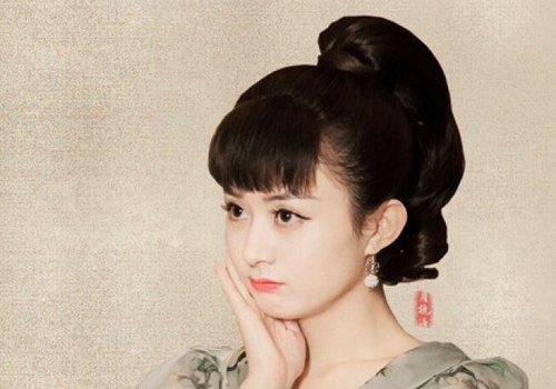 普通的马尾辫怎么扎,空气刘海马尾辫