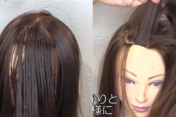 头发长期中分怎么把线改掉,头发中分线怎么弄