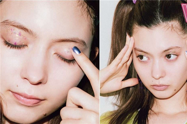 眼妆亮片怎么贴才好看图片,眼妆亮片怎么贴步骤