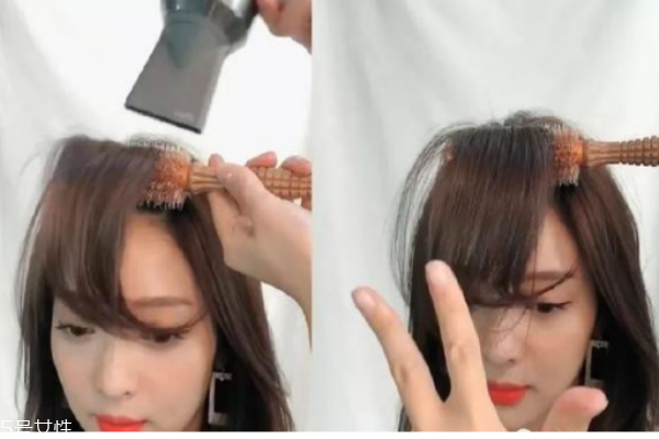 网红八字刘海怎么卷视频,网红八字刘海怎么卷卷发器