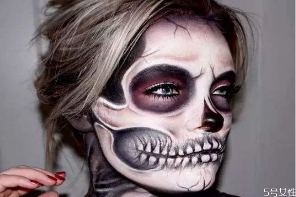 万圣节骷髅妆(万圣节骷髅妆容) 万圣节骷髅妆(万圣节骷髅妆容)