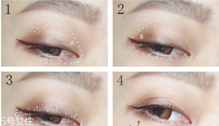 自然棕色眼影画法(棕色眼影怎么画)
