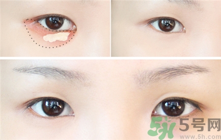 怎么遮住黑眼圈,怎么用口红遮黑眼圈