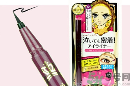 kissme眼线笔怎么用,kiss me眼线液笔