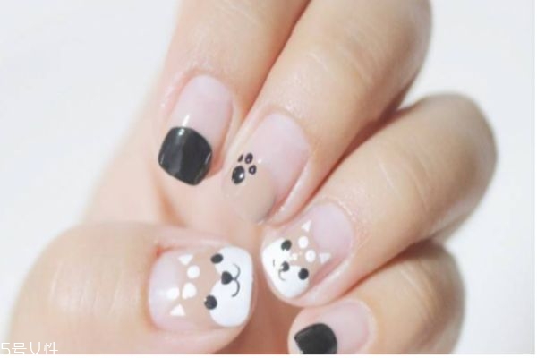 小狗美甲怎么做(狗狗做美甲图片)