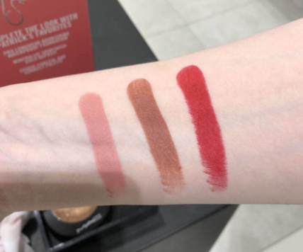 mac和patrickstarrr联名彩妆口红试色(mac口红lustering试色)