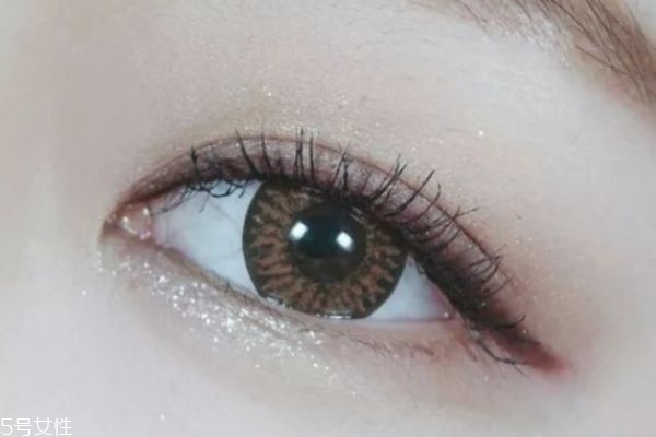 微闪棕褐色眼妆(棕色系眼妆)