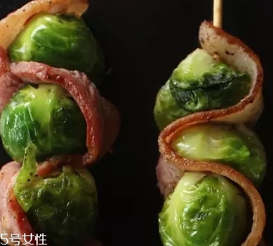 培根卷菜烤串(烤培根卷串图片大全)