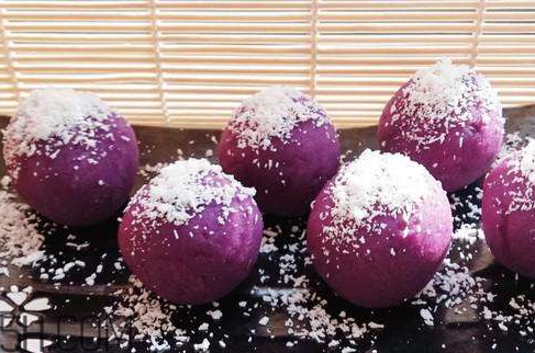 紫薯球用糯米还是面粉(紫薯球用糯米还是面粉)