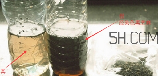 黑芝麻染色如何辨别真假(如何鉴定黑芝麻是否染色)